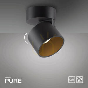 PURE CUP 6226-18 Taklampa, svart, 1xLED small 1