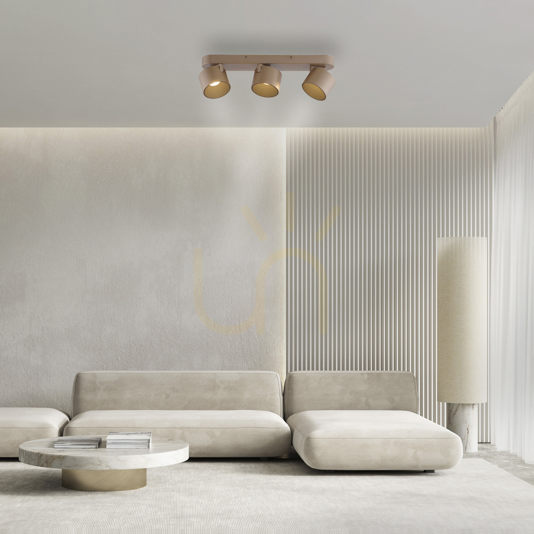 Display PURE CUP 6227-97 Brunt takljus med 3 LED-lampor PURE CUP 6227-97 Brunt takljus med 3 LED-lampor