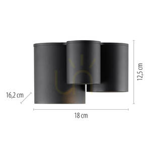 PURE POINT 6750-18 Svart taklampa, 1xLED 5 PURE POINT 6750-18 Svart taklampa, 1xLED small 5