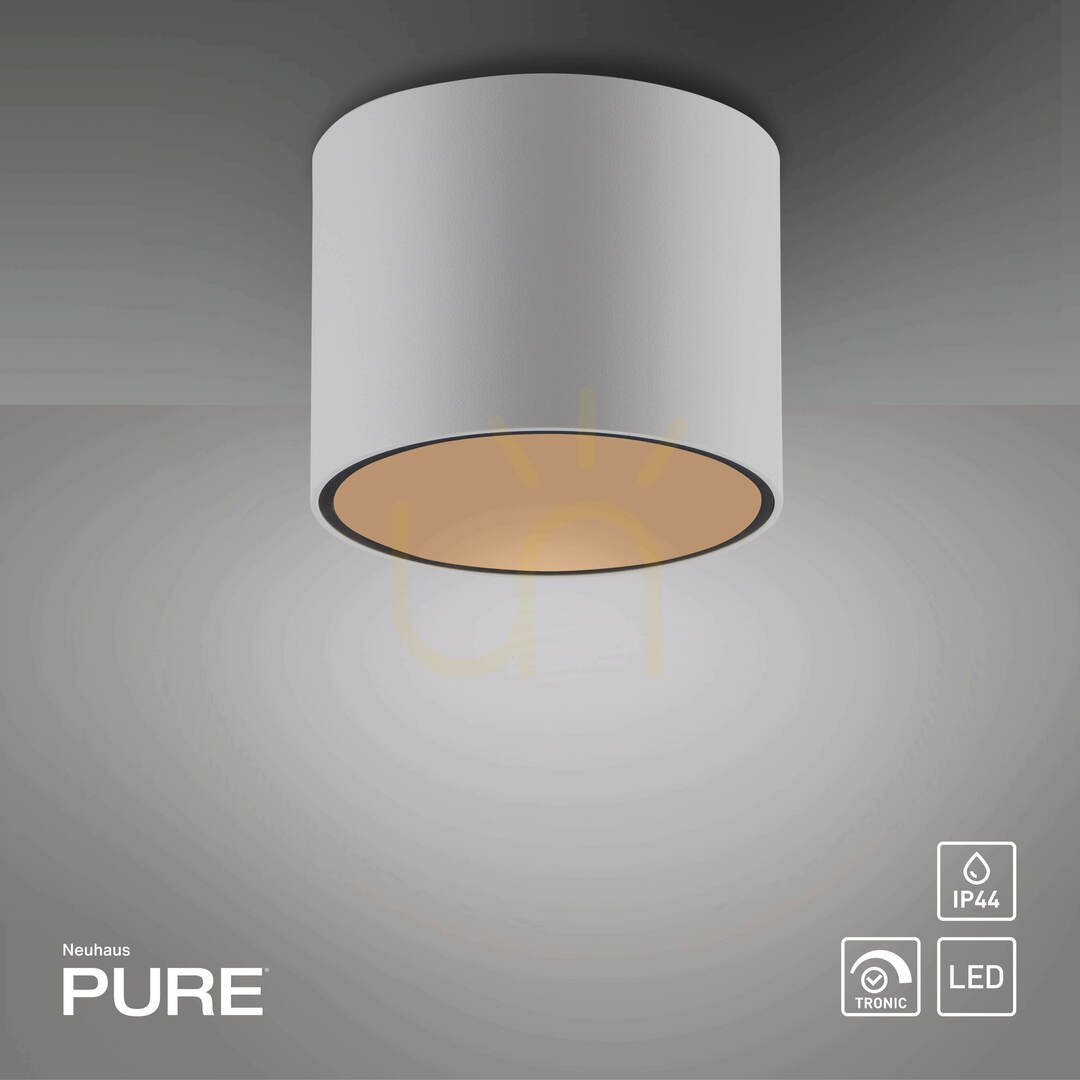 Utsikt PURE POINT 6761-16 Vit taklampa, 1xLED PURE POINT 6761-16 Vit taklampa, 1xLED