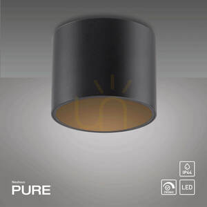 PURE POINT 6761-18 Svart taklampa, 1xLED small 1