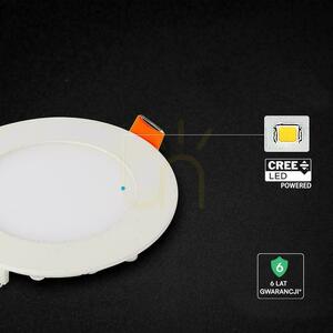 V-TAC PRO SLIM 3 W LED-infälld spotlampa med CREE-chip, rund, 84 x 12 mm, VT-307CCT, 250 lm, 6 års garanti small 2