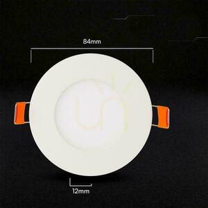 V-TAC PRO SLIM 3 W LED-infälld spotlampa med CREE-chip, rund, 84 x 12 mm, VT-307CCT, 250 lm, 6 års garanti small 4