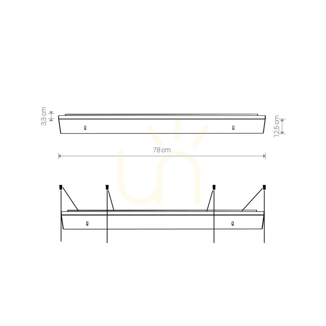 Utsikt Cameleon CAMELEON CANOPY D 780 12524 Tak av Nowodvorski Cameleon CAMELEON CANOPY D 780 12524 Tak av Nowodvorski