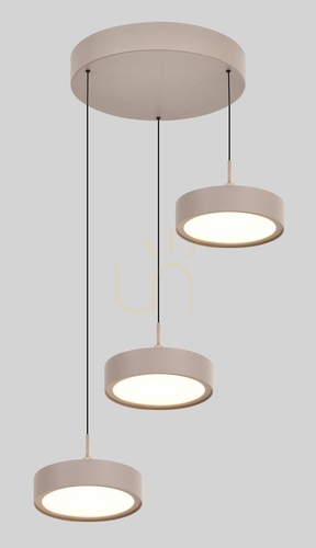 Kontrollera VALENSOLE Rund Trio-taklampa, Cashmere, 5062-313 Aviano