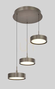 VALENSOLE Rund trippelpendellampa, brun 5062-321 Aviano small 1