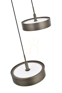 VALENSOLE Rund trippelpendellampa, brun 5062-321 Aviano small 6