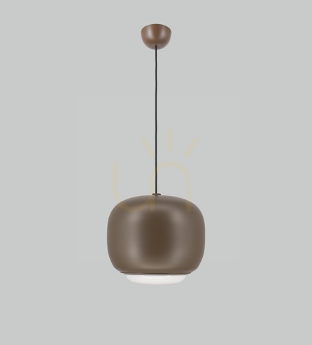 Kontrollera POSITANO Enkel taklampa, chokladbrun 6026-120 Aviano