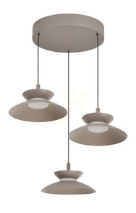 GUBBIO Round Trio taklampa, Cashmere, 5060-313 Aviano small 4