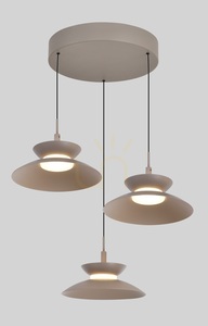 GUBBIO Round Trio taklampa, Cashmere, 5060-313 Aviano small 6