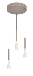 TROMPTO Rund Trio-pendellampa, Cashmere, 5050-324 Aviano small 3