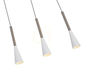 TROMPTO rak pendellampa med 5 lampor, Cashmere, 7050-524 Aviano small 6