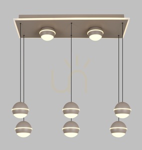 BIARRITZ rektangulär taklampa ”8”, Cashmere, 7047-913 Aviano small 1