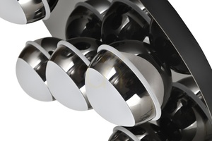 BIARRITZ taklampa med 5 lampor, svart krom, 9047-505, Aviano small 3