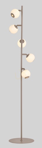 Kontrollera Aviano LUBERON 3051-513 LED-golvlampa, 5 kupor, kashmir-sandfärgad