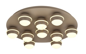 BIARRITZ Rund LED-taklampa, Cashmere, 9047-1013, Aviano small 1