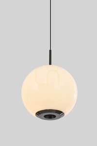 LUBERON 4-lampig rak LED-pendellampa, svart krom, 7051-405, Aviano small 4