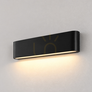Italux Vedras svart LED-vägglampa för utomhusbruk 30 cm, 14,6 W 3000 K small 0