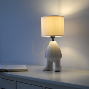 JUST LIGHT TED 14191-39 bordslampa, beige, 38 cm, 1×E27 small 2