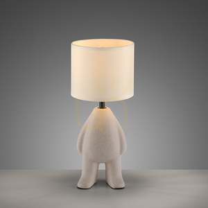 JUST LIGHT TED 14191-39 bordslampa, beige, 38 cm, 1×E27 small 5