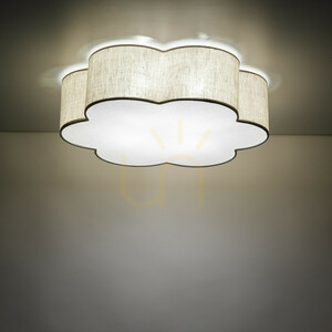 TK-Lighting CAPRI LEN 10746 plafond, beige, 49 cm, 4×E27 small 1
