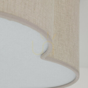 TK-Lighting CAPRI LEN 10746 plafond, beige, 49 cm, 4×E27 small 2