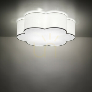 Capri White taklampa, 4x E27 small 1