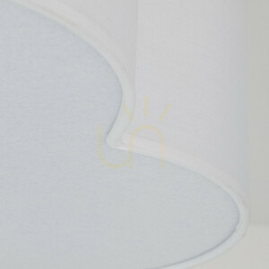 Capri White taklampa, 4x E27 small 2