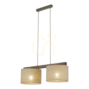 Viga Shade hänglampa i valnöt, 2 st. Xe27 small 6