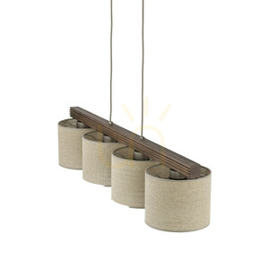 Viga Shade hänglampa i valnöt, 4 Xe27 small 4