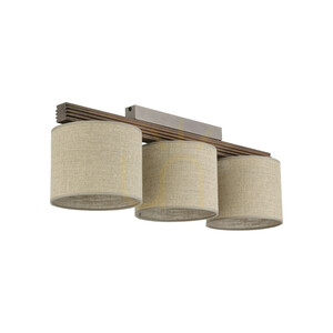 Viga Shade taklampa i valnöt, 3 Xe27 small 0