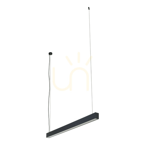 Kontrollera Luxe Pro Black CCT-pendellampa