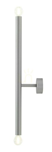 Kontrollera Tubo 2 Steel S vägglampa från ALDEX 1072D5_S