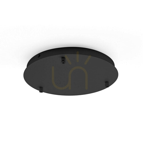 Kontrollera ALICE B T/3 FALBN3 Svart Gea Luce takrosett