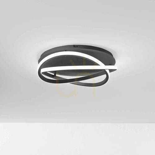 Kontrollera ATIA P/P FATPN1 taklampa, svart, Gea Luce