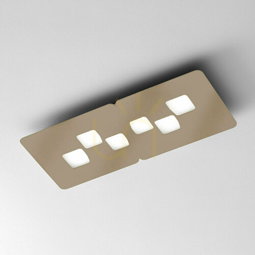 Kontrollera BILBAO P/M FBIPT2 taklampa, gråbrun, Gea Luce