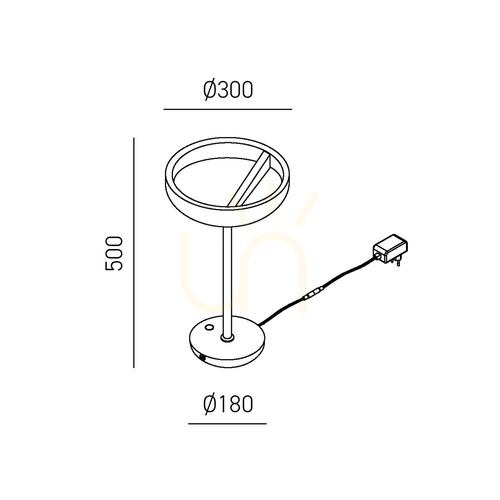Kontrollera CRISEIDE L FCRLBE1 Beige Gea Luce bordslampa