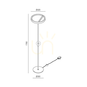CRISEIDE PT FCRPIBE golvlampa, beige, Gea Luce small 1