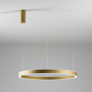 CRISEIDE S/1G FCRSO9 taklampa, borstat guld, Gea Luce small 0