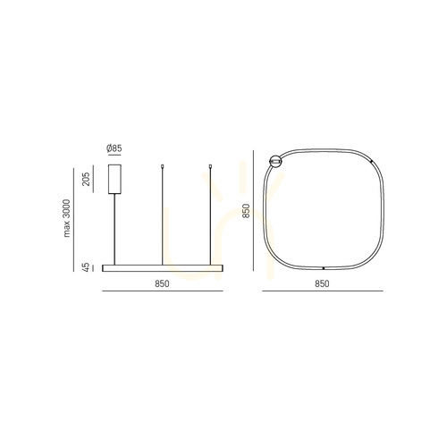 Kontrollera CRISEIDE S/1G Q FCRSB9Q Vit Gea Luce taklampa