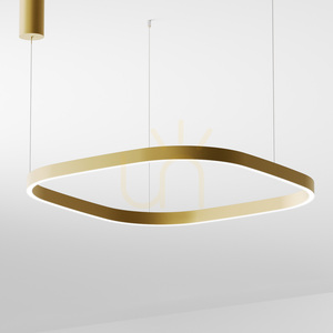 CRISEIDE S/1G Q FCRSO9Q taklampa, borstat guld, Gea Luce small 0