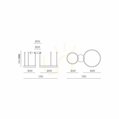 Kontrollera CRISEIDE S/2D FCRSB5 Vit Gea Luce taklampa