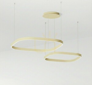 CRISEIDE S/2D Q FCRSBE5Q Beige Gea Luce taklampa small 0