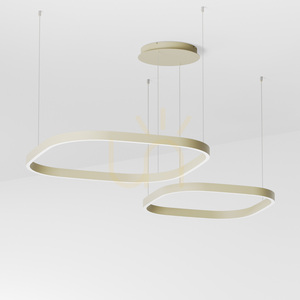 CRISEIDE S/2D Q FCRSV5Q taklampa, salviagrön, Gea Luce small 0
