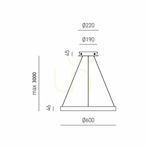 CRISEIDE S/P FCRSB1 Vit Gea Luce taklampa small 1