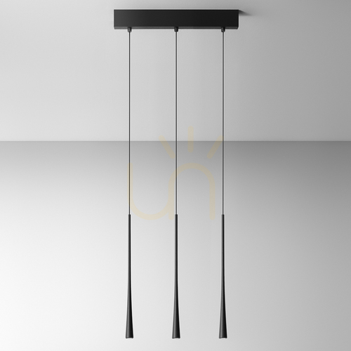 Kontrollera DAFNE S/3P FDA3PN Svart Gea Luce taklampa