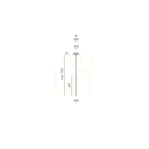 Kontrollera DAFNE SP/I FDA1PNI Svart Gea Luce taklampa