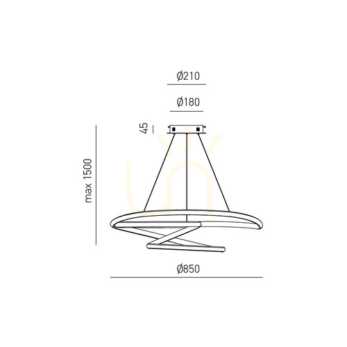 Kontrollera DIVA S/S FDISB4 Vit Gea Luce taklampa