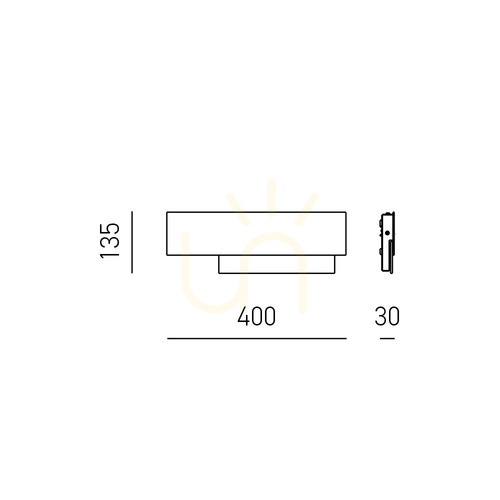 Kontrollera DOHA A/P FDOAN1 Svart vägglampa från Gea Luce