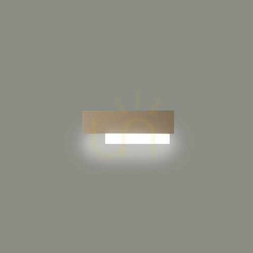Kontrollera DOHA A/P FDOAT1 Vägglampa, gråbrun, Gea Luce